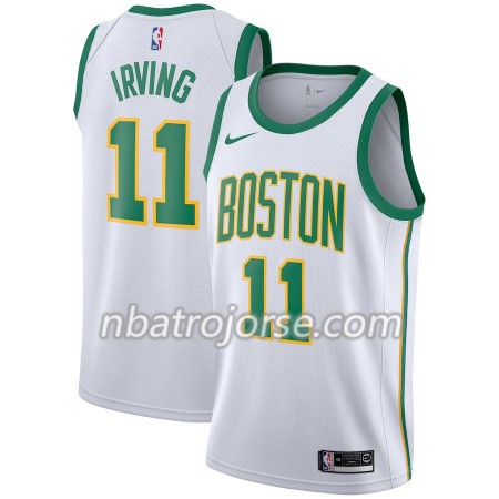 Män Boston Celtics Tröja Kyrie Irving 11 2018-19 Nike City Edition Vit Swingman Män Boston Celtics Tröja Kyrie Irving 11 2018-19 Nike City Edition Vit Swingman